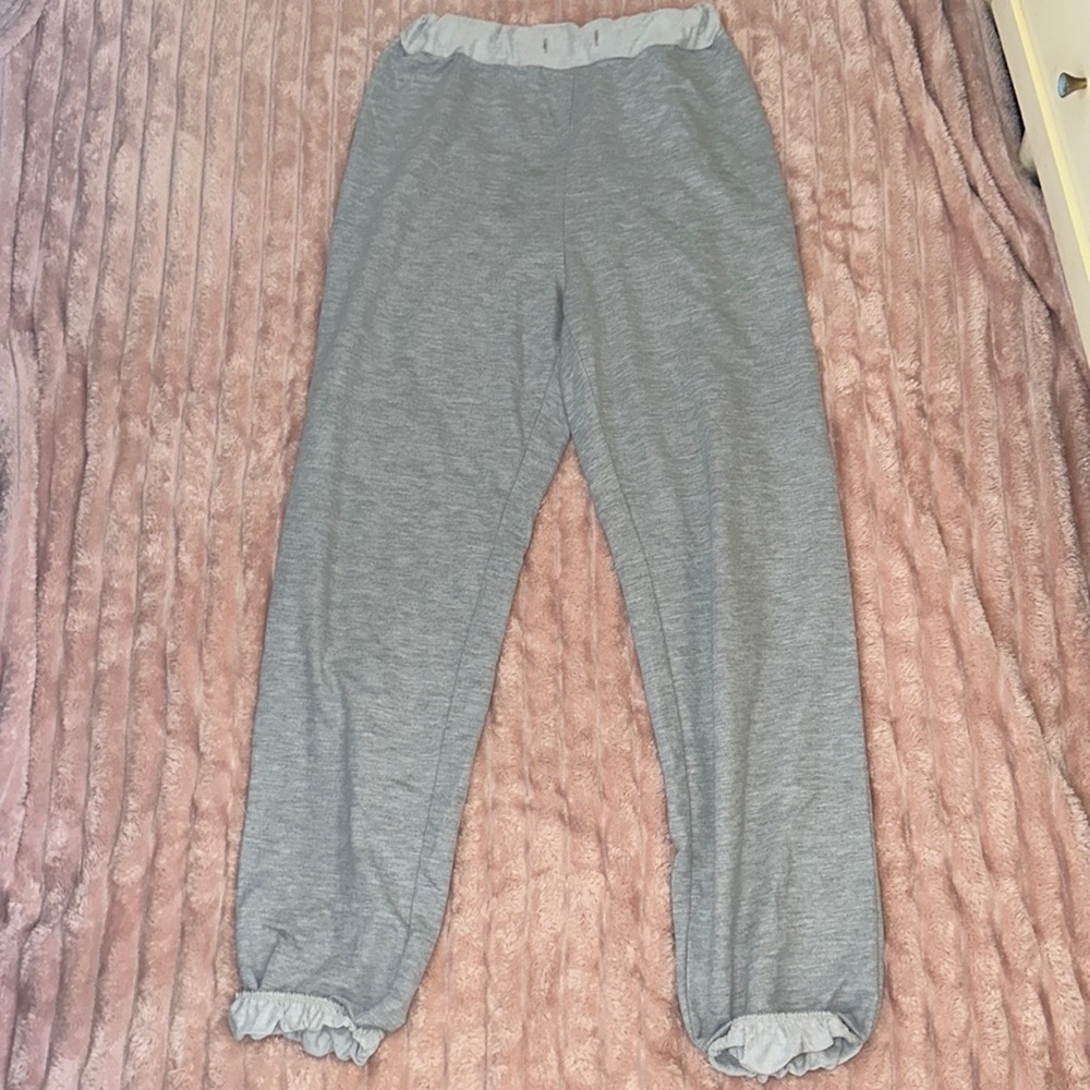 romwe gray sweatpants